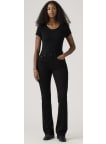 Levi´s® jeans 725 High Rise Bootcut Midnight Gaze dámske čierne