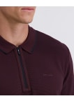 Polo triko Pierre Cardin pánské tmavě vínové