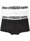 Boxerky Thor Steinar černo-bílé