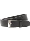 Kožený opasek Lee Logo Buckle černý