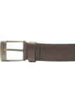 Kožený opasek Lee Logo Buckle hnědý