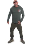 Tričko Yakuza Galvanic Circle Dye Hooded