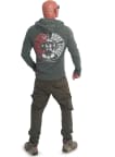 Tričko Yakuza Galvanic Circle Dye Hooded
