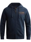 Mikina PME Legend Peached Fleece pánska tmavo modrá