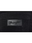 Manšestrové kalhoty Wrangler Texas Slim Black pánské černé