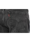 Levi´s® jeans 514 Straight Dark Gray Worn In pánské tmavě šedé