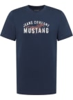 Triko Mustang Style Austin pánské tmavě modré