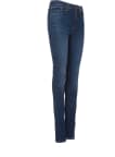 Levi´s® jeans 721 High Rise Skinny Dark Indigo dámske tmavo modré