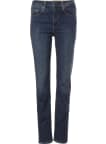 Levi´s® jeans 724 High Rise Straight Blue Swell dámske tmavo modré