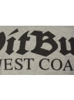 Triko PitBull West Coast Old Logo pánské světle šedé