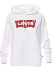 Mikina Levi´s® Graphic Sport Hoodie Housemark dámská bílá