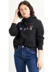 Mikina Levi´s® Graphic Sport Hoodie dámská černá