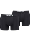 Boxerky Levi´s® Solid Basic 2pack pánské černé