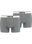 Boxerky Levi´s® Vintage Heather 2pack pánské tmavě šedé