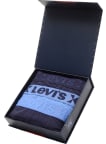 Boxerky Levi's® Giftbox Denim 3pack modré