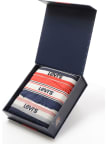 Boxerky Levi's® Giftbox Logo Box 3pack modro-červené