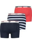 Boxerky Levi's® Giftbox Logo Box 3pack modro-červené