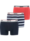 Boxerky Levi's® Giftbox Logo Box 3pack modro-červené