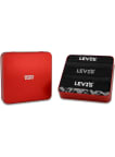 Boxerky Levi´s® Giftbox Logo 3pack pánske čierno-šedé