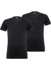 Tričko Levi's® V-Neck 2pack pánske čierne