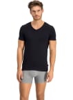 Tričko Levi's® V-Neck 2pack pánske čierne