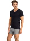 Tričko Levi's® V-Neck 2pack pánske čierne