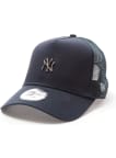 Šiltovka New Era 940 Trucker MLB Metallic tmavo modrá