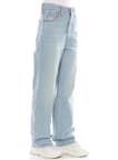 Levi´s® jeans Ribcage Straight Ankle Middle Road dámské světle modré