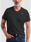 Tričko Levi's® Original HM Vneck pánske čierne
