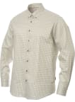 Košile Bugatti pánská béžovo-olivová