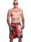 Kúpacie kraťasy Yakuza Ghost Allover