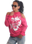 Mikina Yakuza Skullagram Off Shoulder