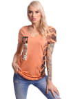 Tričko Yakuza Lighting Skull Dye V Neck