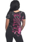 Tričko Yakuza Dark Skull Curved V Neck