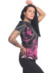 Tričko Yakuza Dark Skull Curved V Neck