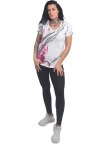 Tričko Yakuza Dark Skull Curved V Neck