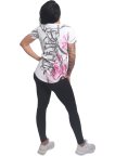 Tričko Yakuza Dark Skull Curved V Neck
