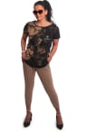 Tričko Yakuza Death Rose Curved Crew Neck