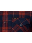 Košeľa Lee Clean Reg Western Fired Brick pánska červeno-modrá