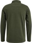 Polo tričko PME Legend Subtle Strips pánske olivové