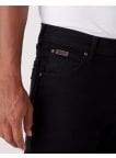 Wrangler jeans Texas Stretch Black Overdye pánské černé