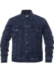 Džínová bunda Wrangler Authentic CoalBlue Stone pánská tmavě modrá