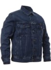 Džínová bunda Wrangler Authentic CoalBlue Stone pánská tmavě modrá