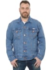 Džínová bunda Wrangler Anti Fit Blue Eyes pánská modrá