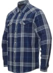 Košeľa Wrangler Western Shirt Dark Indigo pánska tmavo modrá