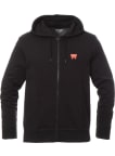 Mikina Wrangler Zip Thru Hoodie pánska čierna