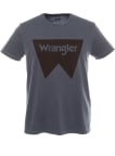 Pánské triko Wrangler Overdye Tee tmavě modré