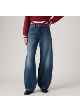 Levi´s® jeans Middy Balloon Fixed Down dámské modré