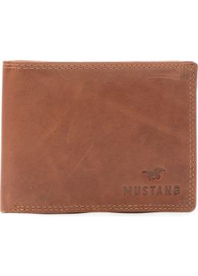 Kožená peněženka Mustang Udine pánská hnědá