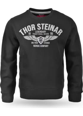 Mikina Thor Steinar Wings pánská černá